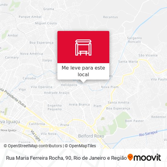 Rua Maria Ferreira Rocha, 90 mapa