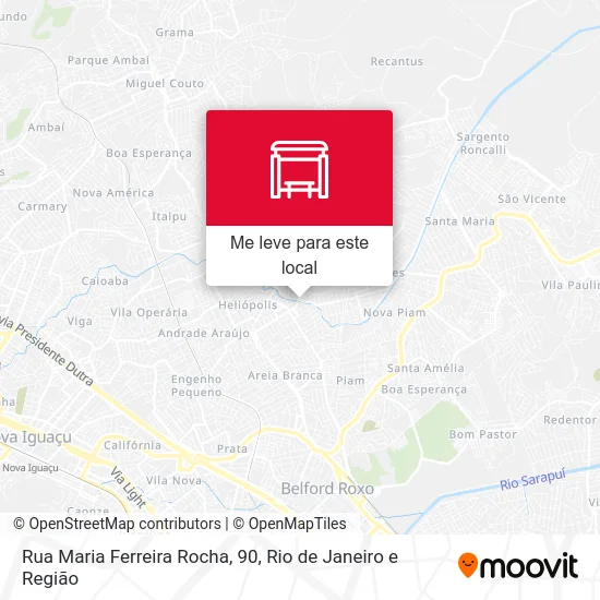 Rua Maria Ferreira Rocha, 90 mapa