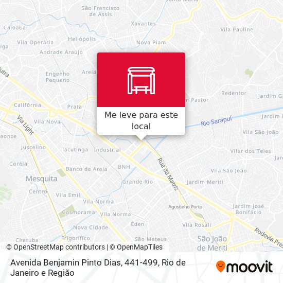 Avenida Benjamin Pinto Dias, 441-499 mapa