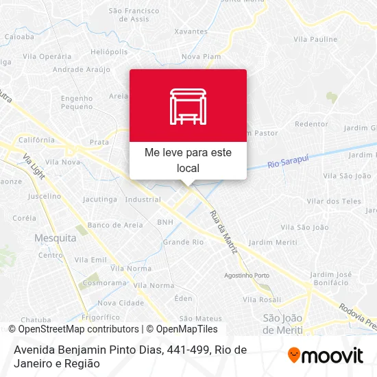 Avenida Benjamin Pinto Dias, 441-499 mapa