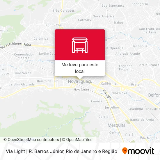 Via Light | R. Barros Júnior mapa