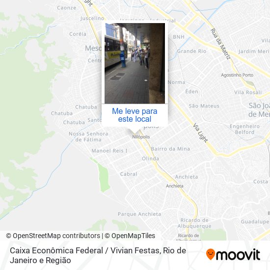 Caixa Econômica Federal / Vivian Festas mapa