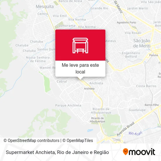 Supermarket Anchieta mapa