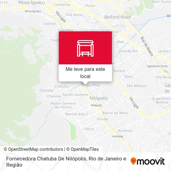 Fornecedora Chatuba De Nilópolis mapa