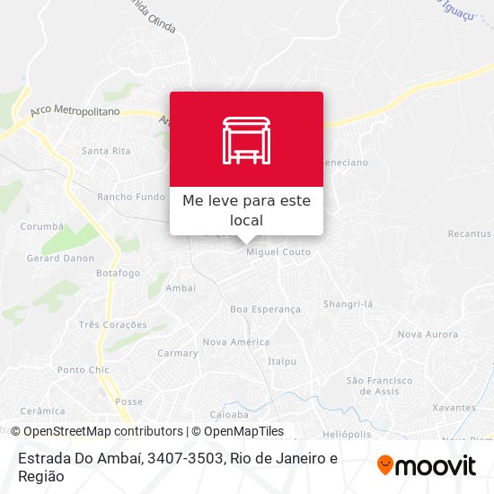 Estrada Do Ambaí, 3407-3503 mapa