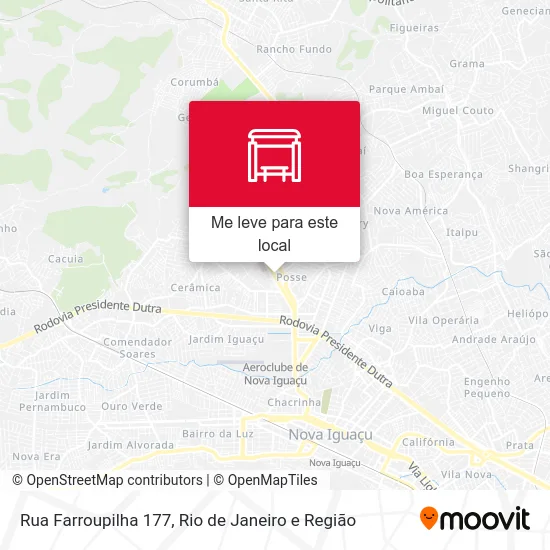 Rua Farroupilha 177 mapa