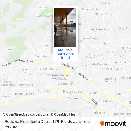 Rodovia Presidente Dutra, 179 mapa