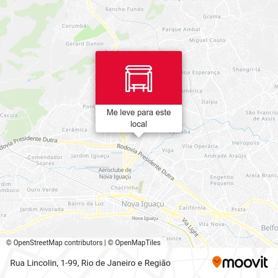 Rua Lincolin, 1-99 mapa