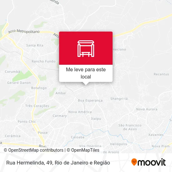 Rua Hermelinda, 49 mapa