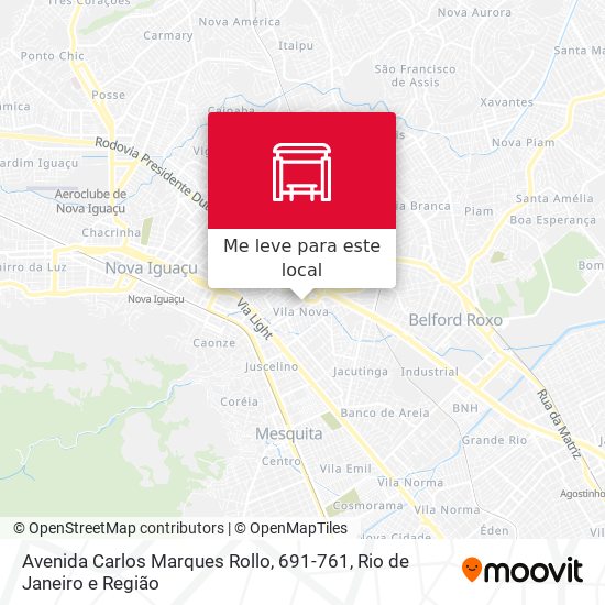 Avenida Carlos Marques Rollo, 691-761 mapa