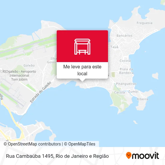 Rua Cambaúba 1495 mapa