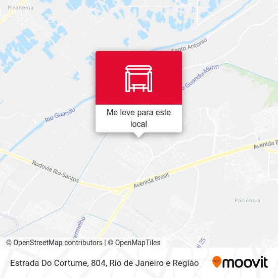 Estrada Do Cortume, 804 mapa