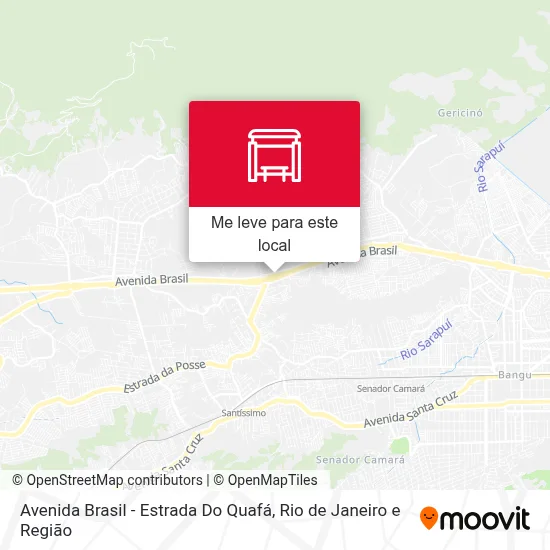 Avenida Brasil - Estrada Do Quafá mapa