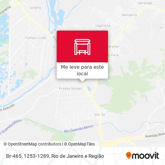 Br-465, 1253-1289 mapa