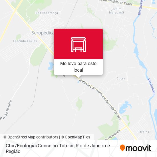 Ctur/Ecologia/Conselho Tutelar mapa