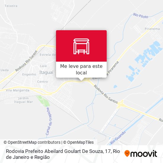 Rodovia Prefeito Abeilard Goulart De Souza, 17 mapa
