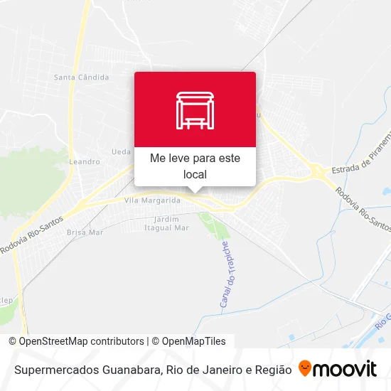 Supermercados Guanabara mapa