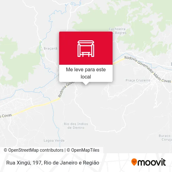 Rua Xingú, 197 mapa