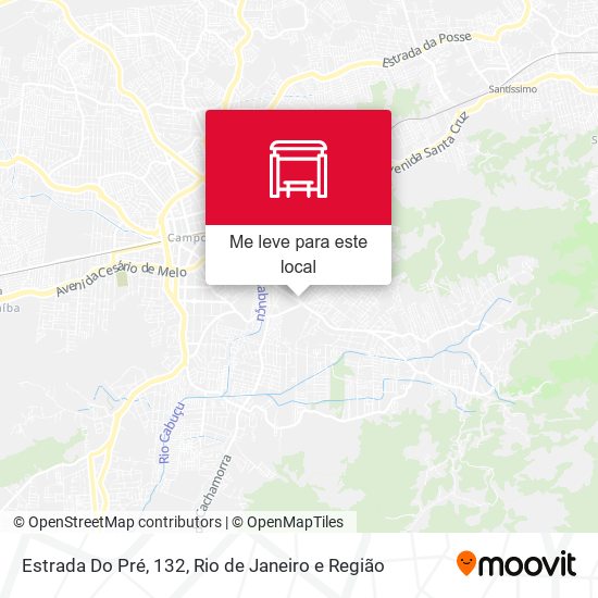 Estrada Do Pré, 132 mapa