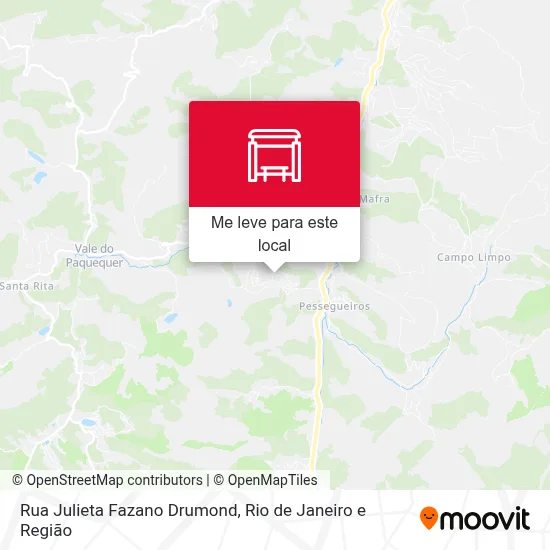 Rua Julieta Fazano Drumond mapa