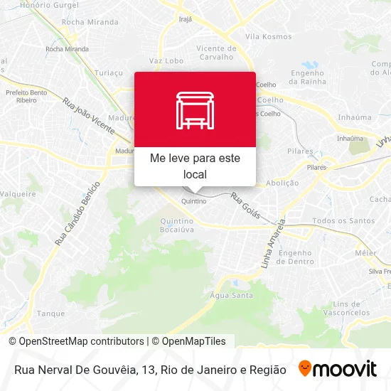 Rua Nerval De Gouvêia, 13 mapa