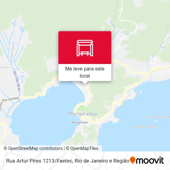Rua Artur Píres 1213/Faetec mapa