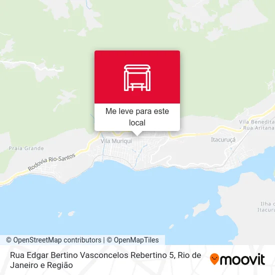 Rua Edgar Bertino Vasconcelos Rebertino 5 mapa