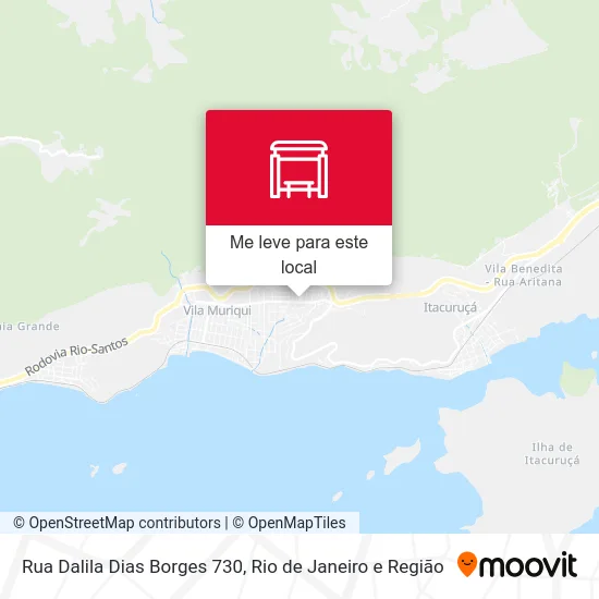 Rua Dalila Dias Borges 730 mapa