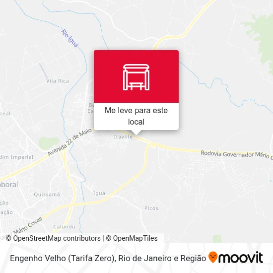 Engenho Velho (Tarifa Zero) mapa