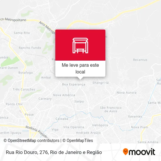 Rua Rio Douro, 276 mapa