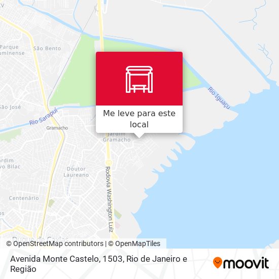 Avenida Monte Castelo, 1503 mapa