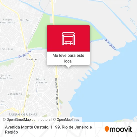 Avenida Monte Castelo, 1199 mapa