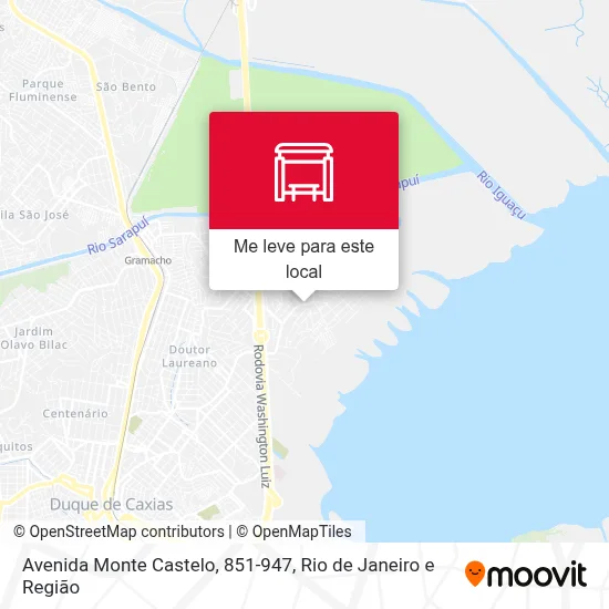 Avenida Monte Castelo, 851-947 mapa