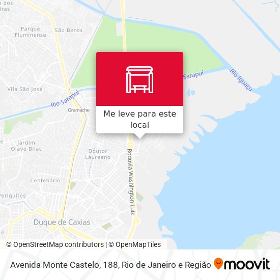 Avenida Monte Castelo, 188 mapa