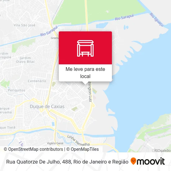 Rua Quatorze De Julho, 488 mapa