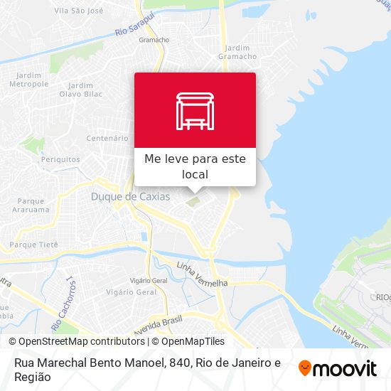 Rua Marechal Bento Manoel, 840 mapa