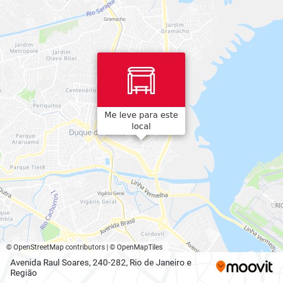 Avenida Raul Soares, 240-282 mapa