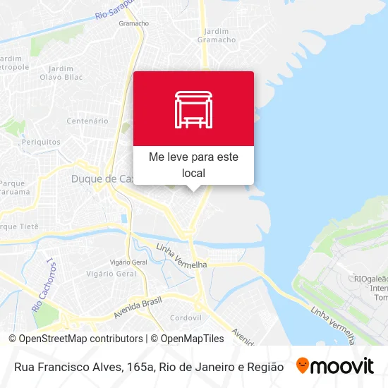 Rua Francisco Alves, 165a mapa