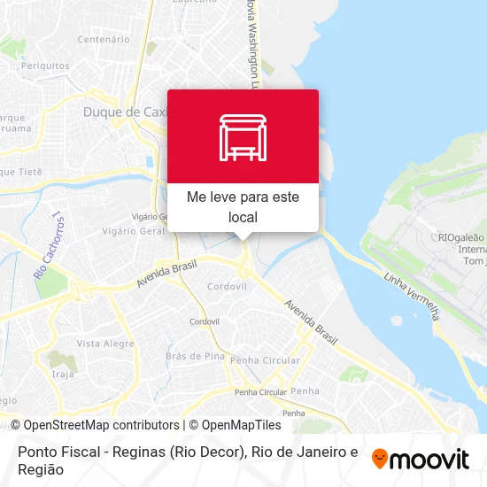 Ponto Fiscal - Reginas (Rio Decor) mapa
