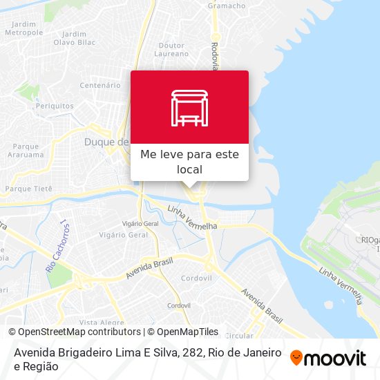 Avenida Brigadeiro Lima E Silva, 282 mapa