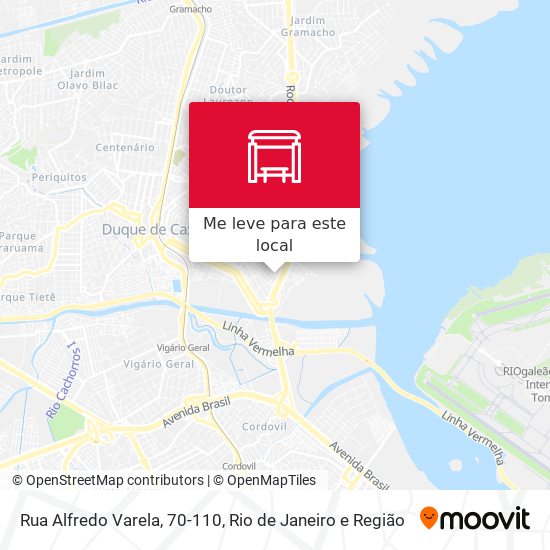 Rua Alfredo Varela, 70-110 mapa