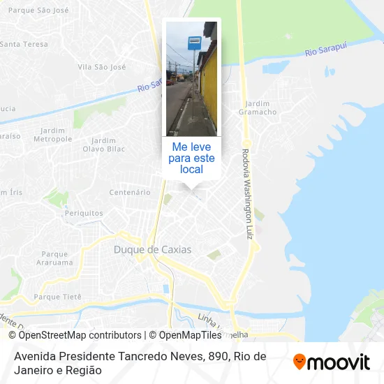 Avenida Presidente Tancredo Neves, 890 mapa