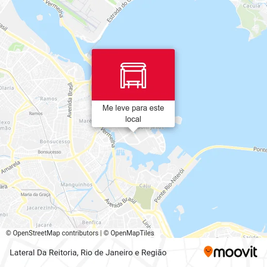 Lateral Da Reitoria mapa