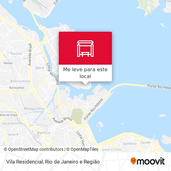 Vila Residencial mapa