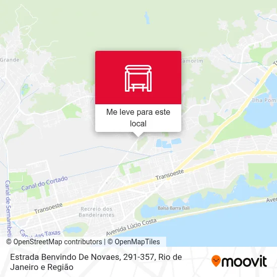 Estrada Benvindo De Novaes, 291-357 mapa