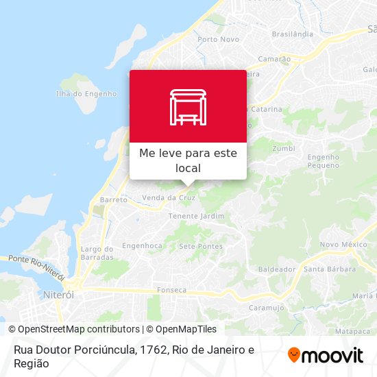 Rua Doutor Porciúncula, 1762 mapa