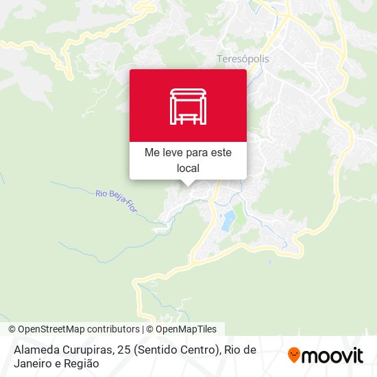 Alameda Curupiras, 25 (Sentido Centro) mapa