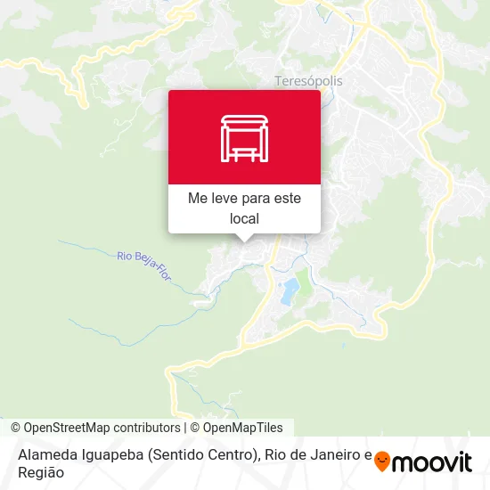Alameda Iguapeba (Sentido Centro) mapa