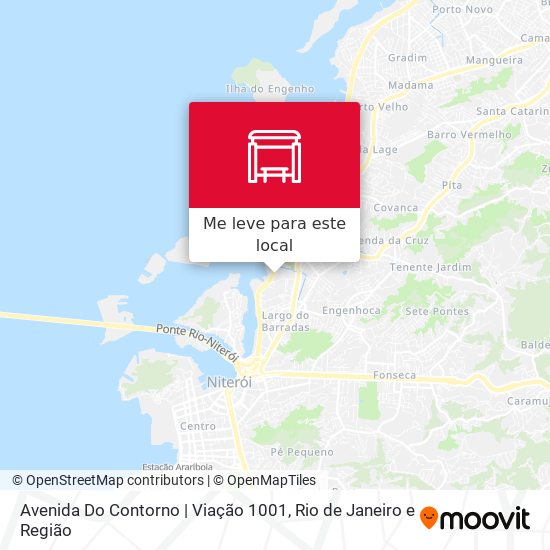 Avenida Do Contorno | Viação 1001 mapa