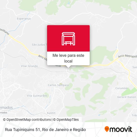 Rua Tupiniquins 51 mapa